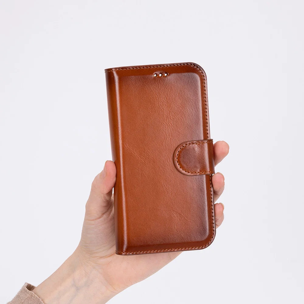 Wallet ID Google Pixel 10 Pro Fold Leather Folio Case