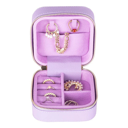 Amanda Medium Leather Jewelry Box