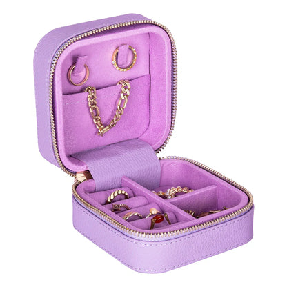 Amanda Medium Leather Jewelry Box
