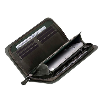 Novarco Leather Wristlet Clutch