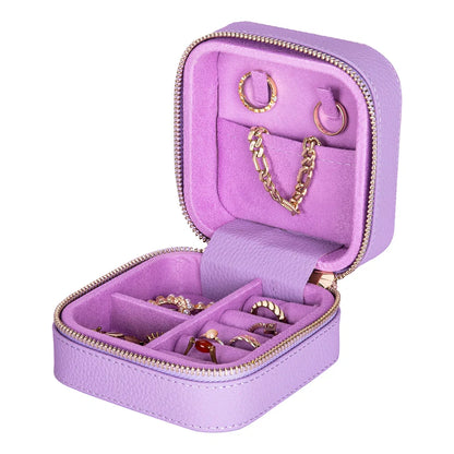 Amanda Medium Leather Jewelry Box