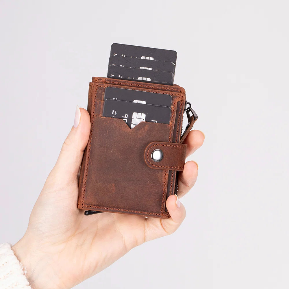 Rodos Pop-up Leather Card Holder