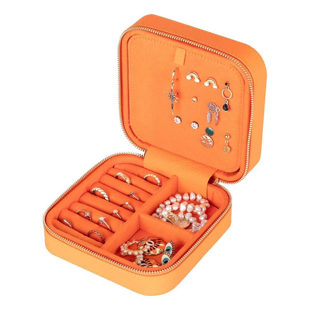 Amanda Leather Jewelry Box, Large
