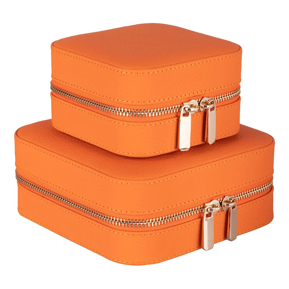 Amanda Leather Jewelry Box, Medium