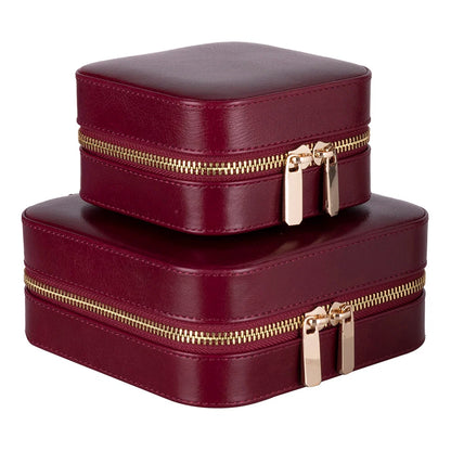 Amanda Medium Leather Jewelry Box