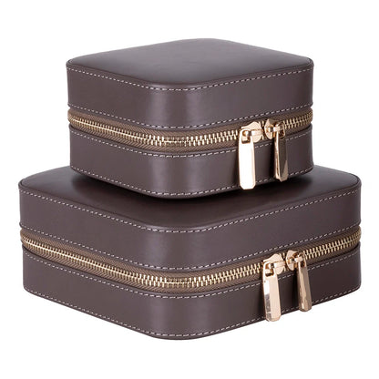Amanda Medium Leather Jewelry Box