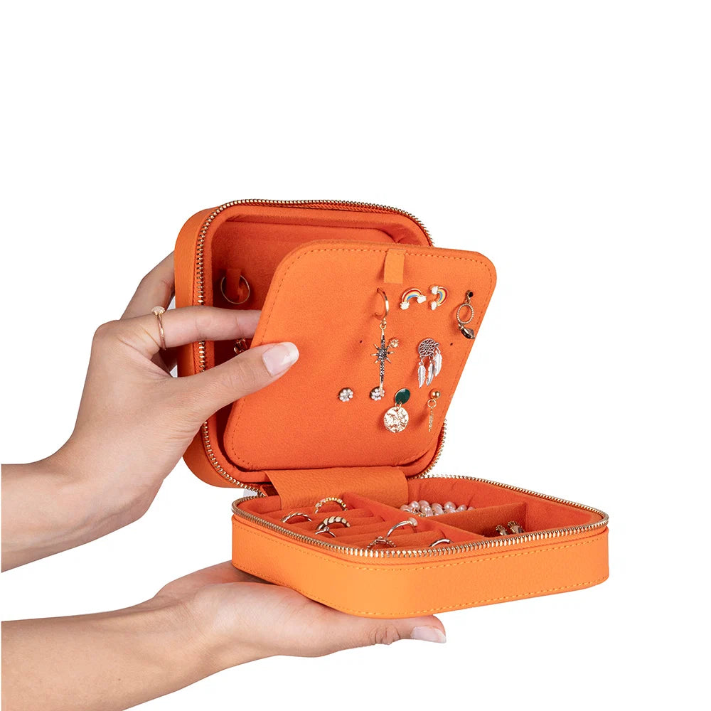 Amanda Leather Jewelry Box, Large