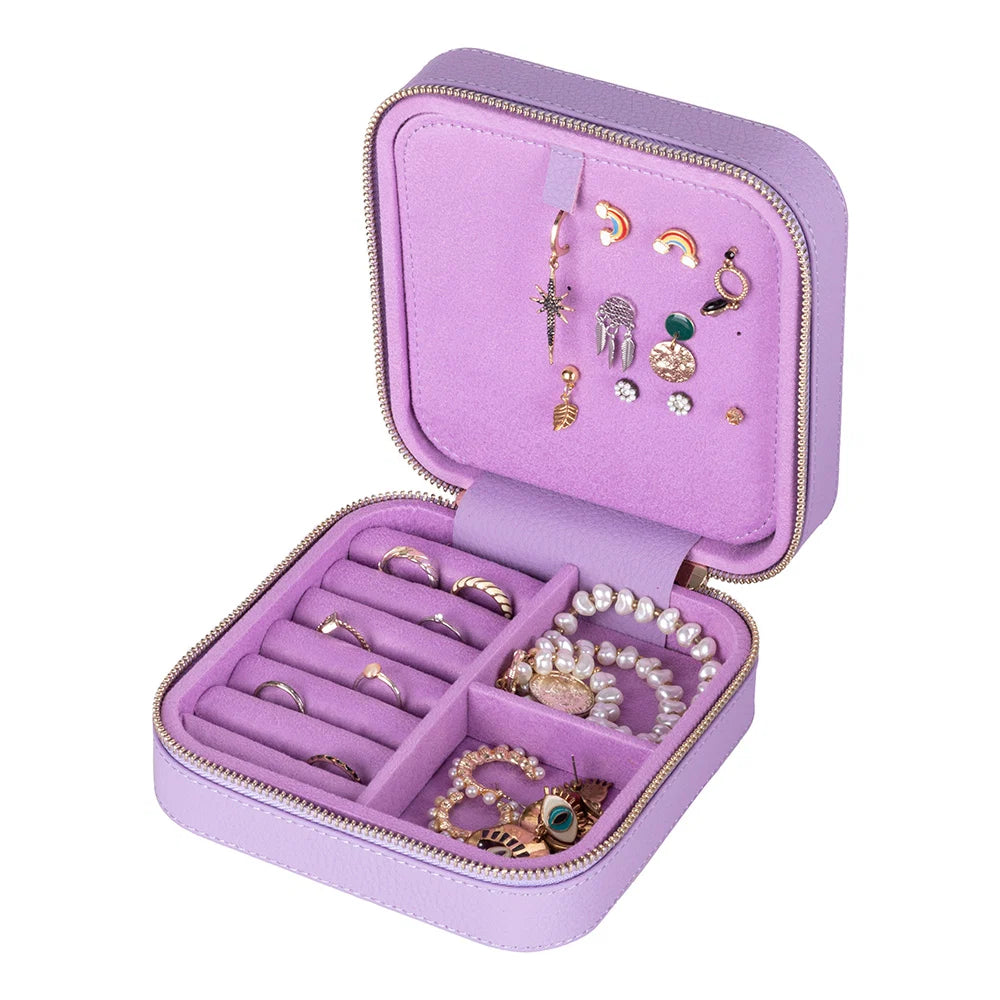 Amanda Leather Jewelry Box, Large