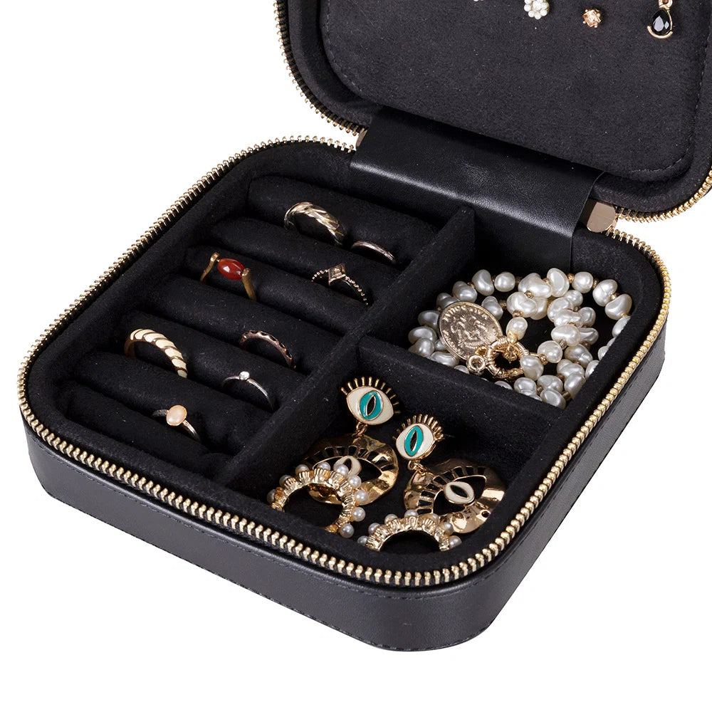 Amanda Leather Jewelry Box, Large