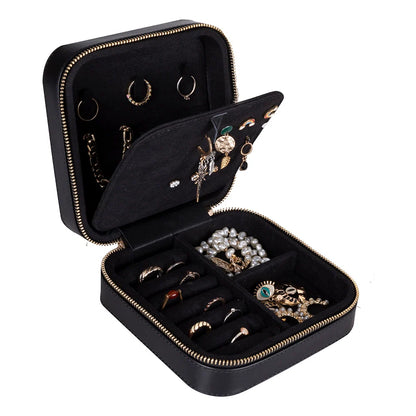Amanda Medium Leather Jewelry Box