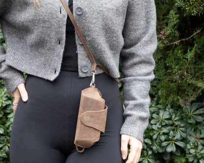 Riviera Magnetic Leather Glasses Case