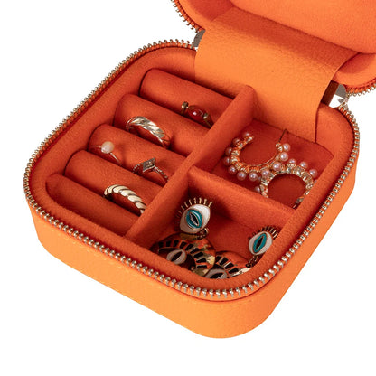 Amanda Medium Leather Jewelry Box