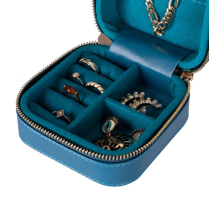 Amanda Medium Leather Jewelry Box