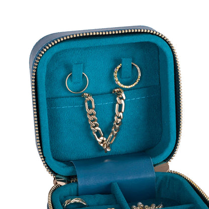 Amanda Medium Leather Jewelry Box