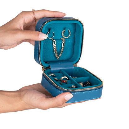 Amanda Medium Leather Jewelry Box