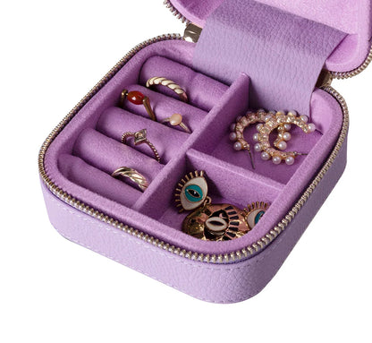 Amanda Medium Leather Jewelry Box