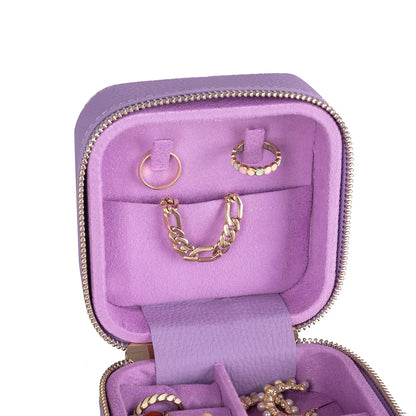 Amanda Medium Leather Jewelry Box
