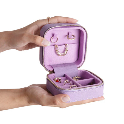Amanda Medium Leather Jewelry Box