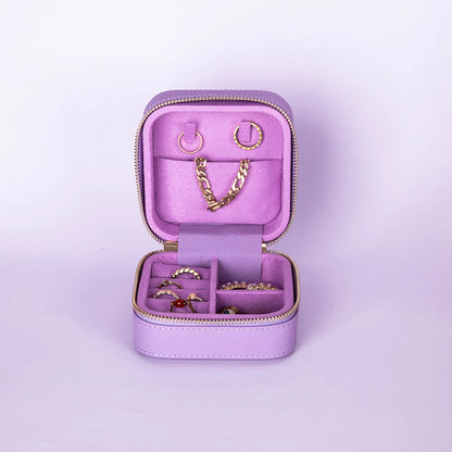 Amanda Medium Leather Jewelry Box