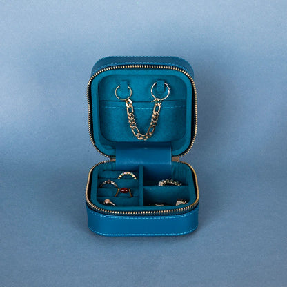 Amanda Medium Leather Jewelry Box