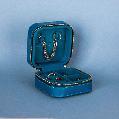 Amanda Medium Leather Jewelry Box