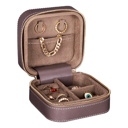 Amanda Medium Leather Jewelry Box
