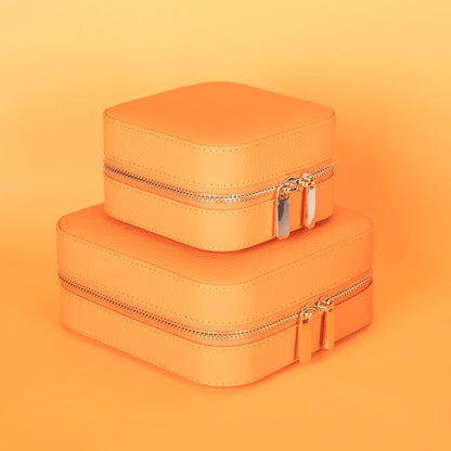 Amanda Medium Leather Jewelry Box