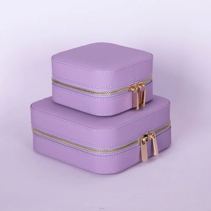Amanda Medium Leather Jewelry Box