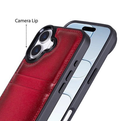 Flex Cover iPhone 17 Leather Card Holder Case