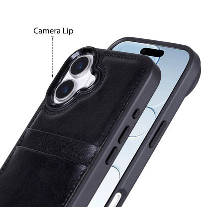 Flex Cover iPhone 17 Leather Card Holder Case