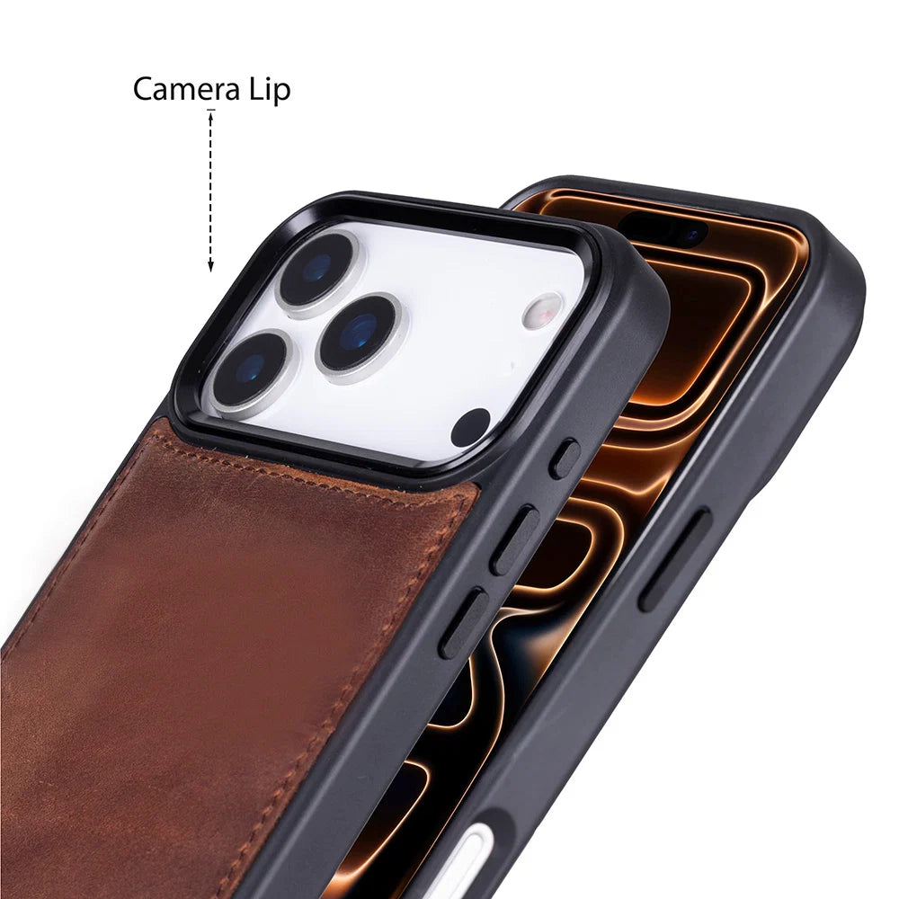 Magic iPhone 17 Pro Max Detachable Leather Wallet Case