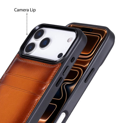 Flex Cover iPhone 17 Pro Max Leather Card Holder Case