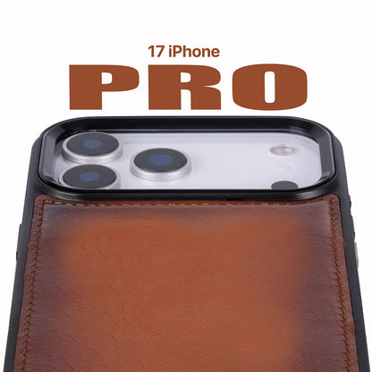 Magic iPhone 17 Pro Detachable Leather Wallet Case – Core Palette