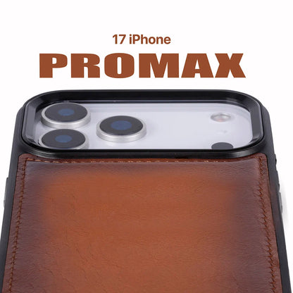 Magic iPhone 17 Pro Max Detachable Leather Wallet Case – Core Palette