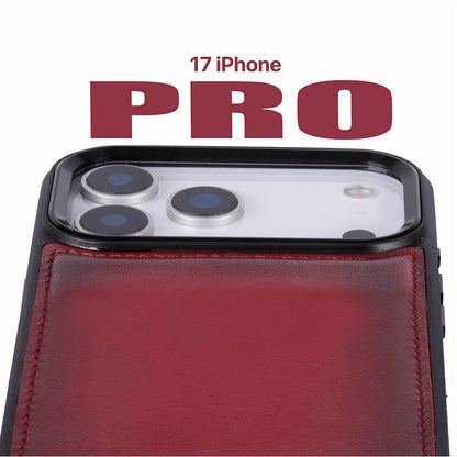 Magic iPhone 17 Pro Detachable Leather Wallet Case – Core Palette