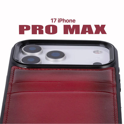 Flex Cover iPhone 17 Pro Max Leather Card Holder Case
