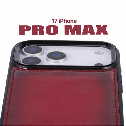 Magic iPhone 17 Pro Max Detachable Leather Wallet Case – Core Palette