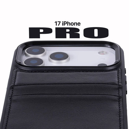 Flex Cover iPhone 17 Pro Leather Card Holder Case