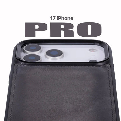 Magic iPhone 17 Pro Detachable Leather Wallet Case – Core Palette
