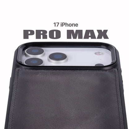 Magic iPhone 17 Pro Max Detachable Leather Wallet Case – Core Palette
