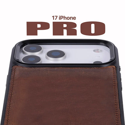 Magic iPhone 17 Pro Detachable Leather Wallet Case – Core Palette