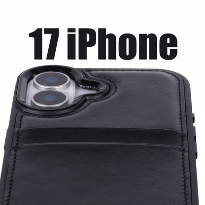 Flex Cover iPhone 17 Leather Card Holder Case