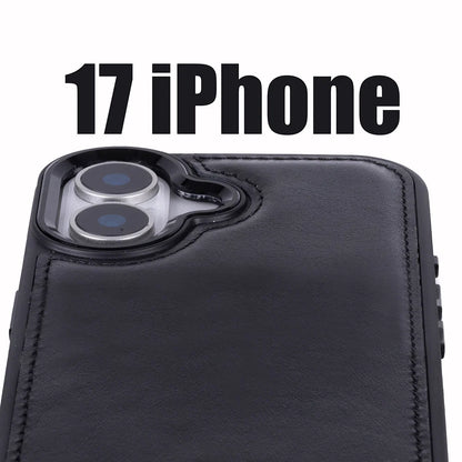 Magic iPhone 17 Detachable Leather Wallet Case – Core Palette