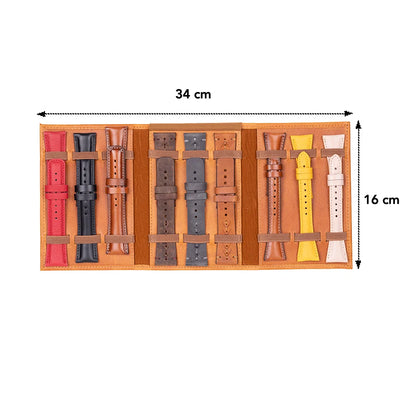 Triple Leather Watch Band Organizer