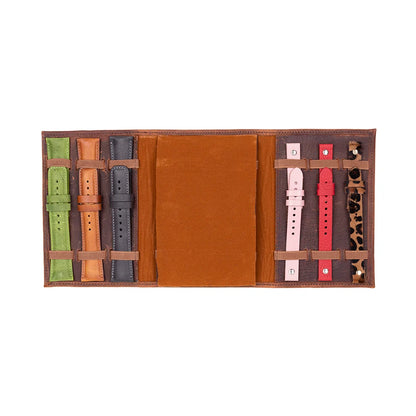 Triple Leather Watch Band Organizer