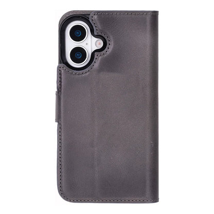 Magic iPhone 17 Detachable Leather Wallet Case – Core Palette
