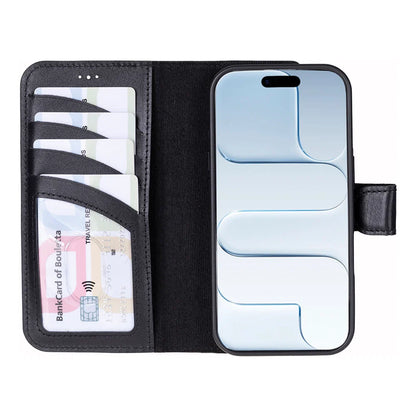 Magic iPhone 17 Detachable Leather Wallet Case – Core Palette