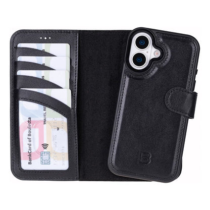 Magic iPhone 17 Detachable Leather Wallet Case – Core Palette
