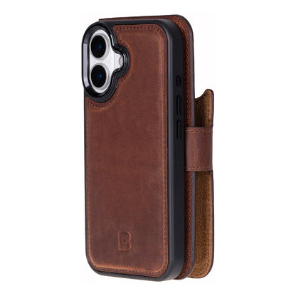 Magic iPhone 17 Detachable Leather Wallet Case – Core Palette
