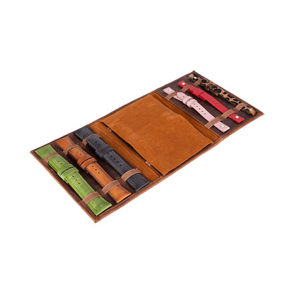 Triple Leather Watch Band Organizer